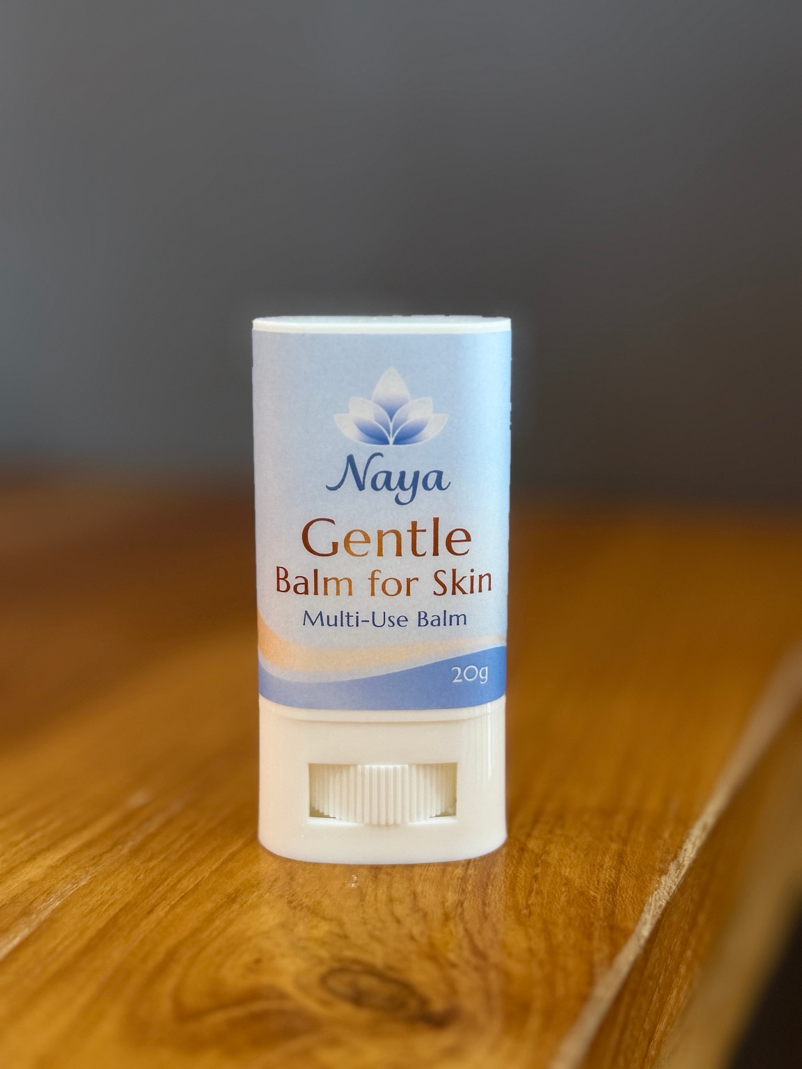ผลิตภัณฑ์จริง Naya Gentle Balm ฉลากสีฟ้าอ่อน ขนาด 20 กรัม